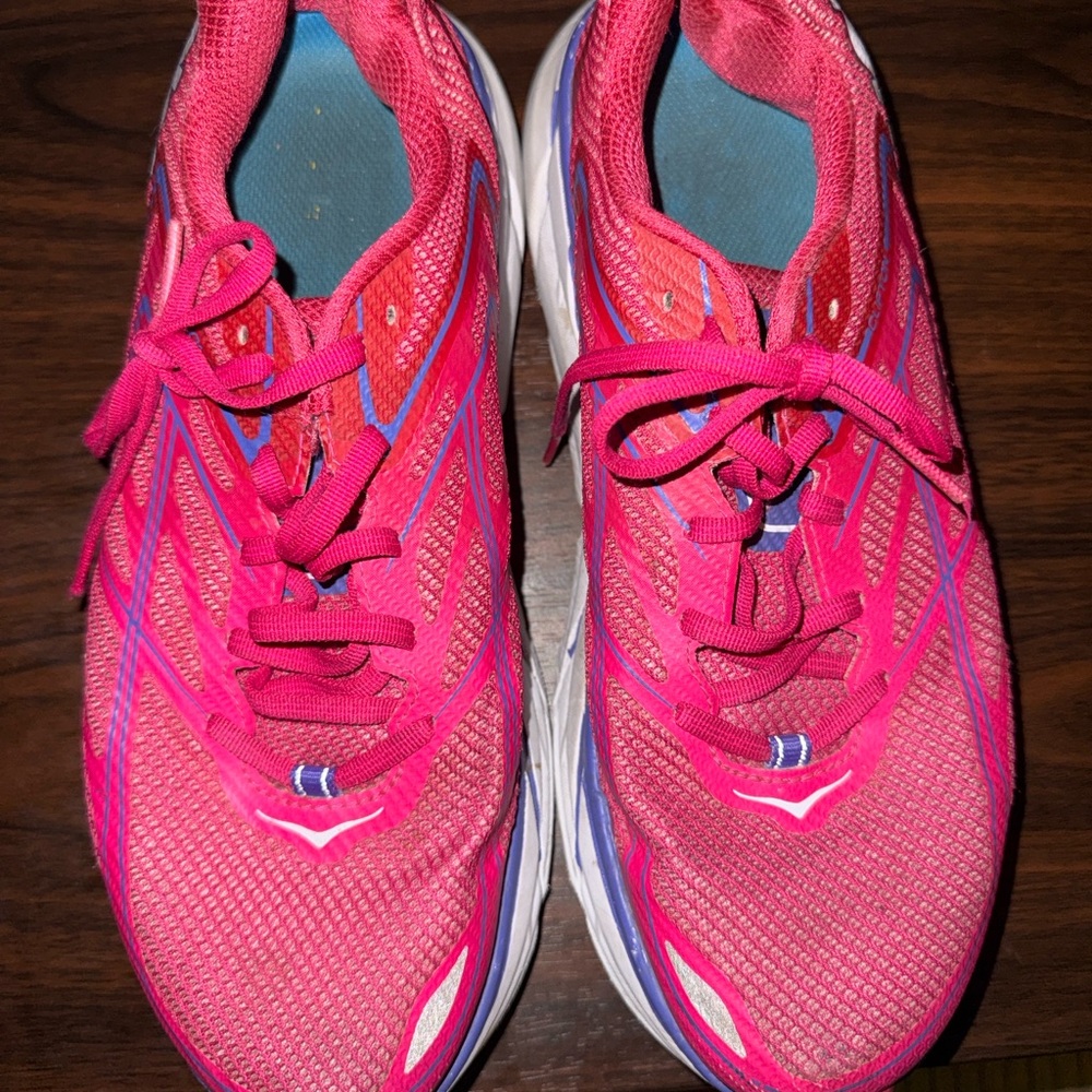 Hoka Bondi Running Shoes Pink Purple Women’s 9.5
